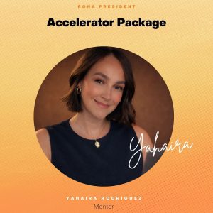 Photo of Yahaira Rodriguez for Accelerator Package mentorship
