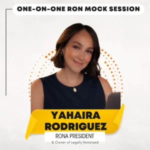 One-on-One RON Mock Session: 45 Minutes