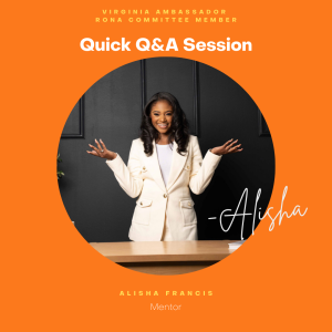 Alisha Francis - Quick Q&A Session - One on One Session