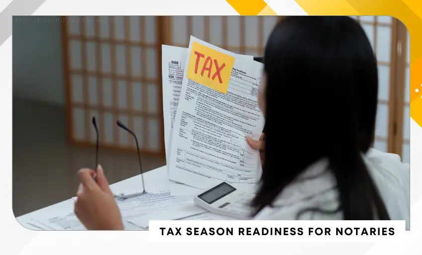 Tax Season Readiness: How Notaries Can Stay Organized, Compliant, and Stress-Free