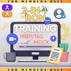 RON Prep/Tag & Mock Session