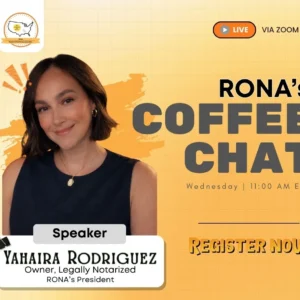 RONA's Coffee Chat - July 22, 2026 Wednesday