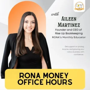 RONA Money Office Hours with Aileen Martinez