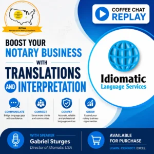 Boost Your Notary Business with Translations and Interpretation with Gabriel Sturges