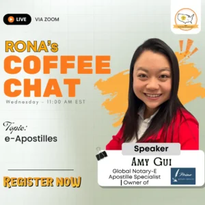 RONA's Coffee Chat - September 9, 2026 Wednesday