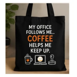 Coffee, Laptop & Stamp Tote