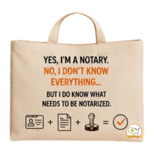 Yes, I’m a Notary Tote
